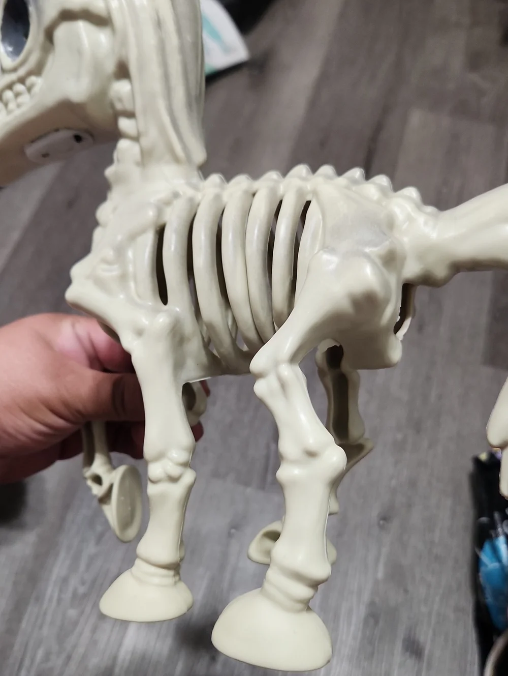Halloween Skeleton Unicorn Figurine